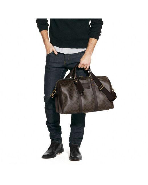 Coach mens weekend bag new arrivals
