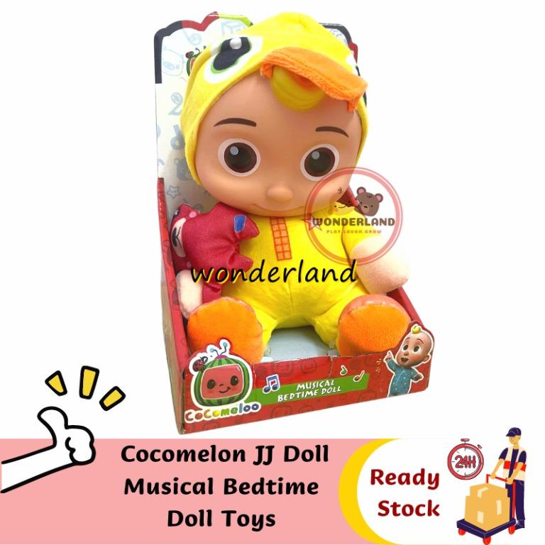 CoComelon Official Musical Bedtime JJ Doll, Soft Plush Body