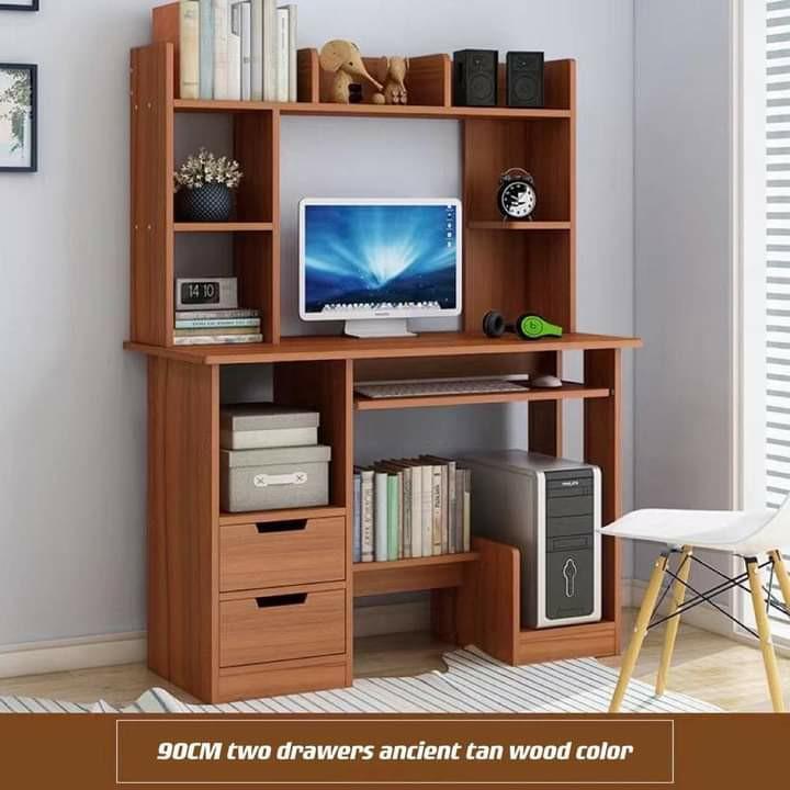 COMPUTER TABLE WITH DRAWER (Category: Tables & Sets) located in Manila. Submitted by minidivisoria (Listing ID 1172391605, Image 2). Description: RESELLER PRICE: 1650php COMPUTER TABLE WITH DRAWER Dimensions: 90cm Length 40cm Width 132cm Height Colors Available: BlueWood Grain+White Brown Ancient Tan Wood Cedar Wind Wood 📌material-particle board laminated wood 📌Countertop material-fire board 📌disassembled with manual —————————————————————————-