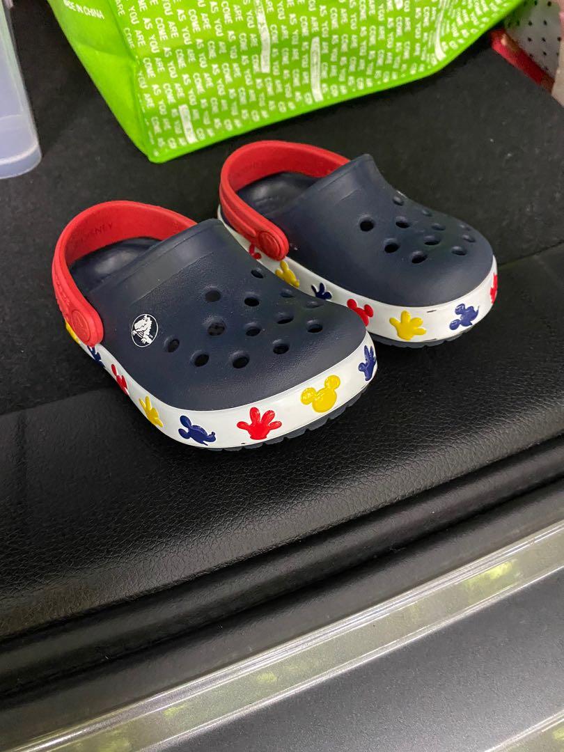 Mickey light up crocs shop
