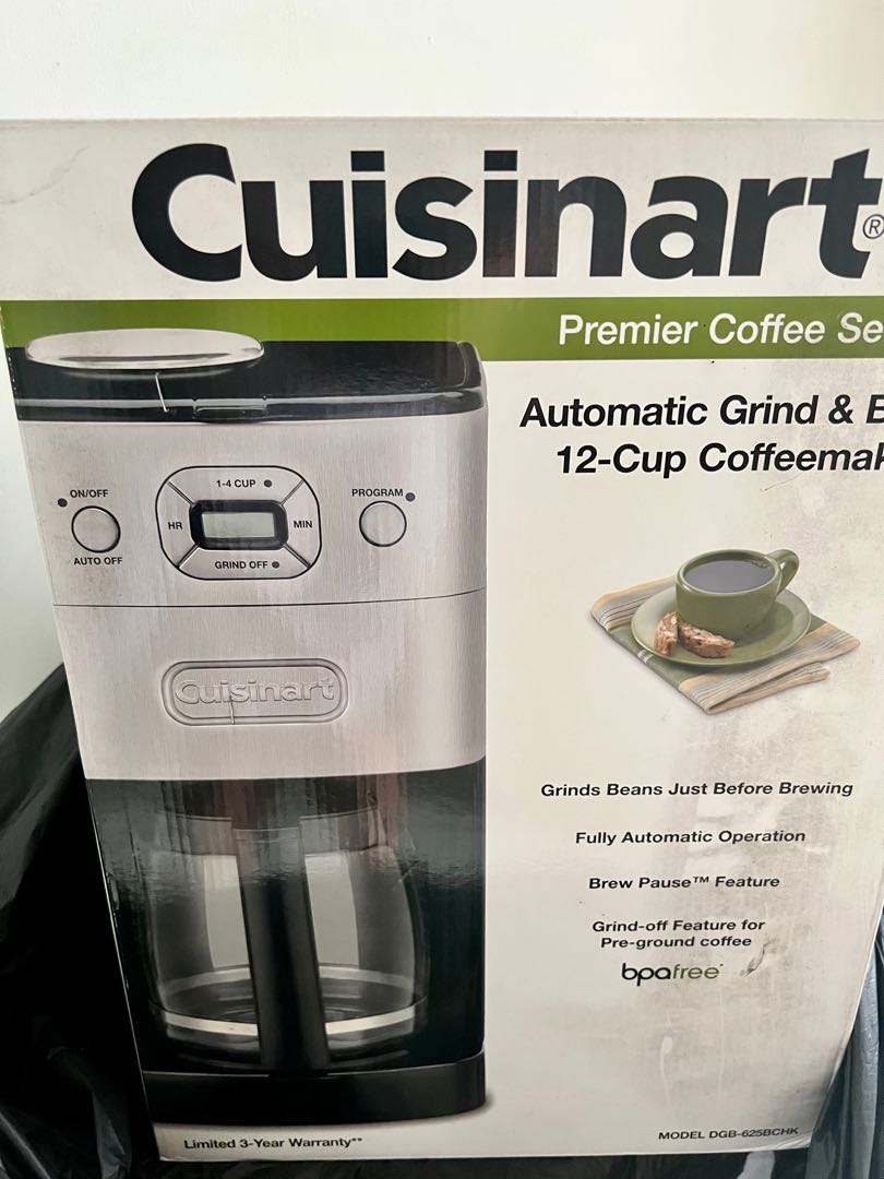 Coffee Filter Cuisinart Fully Automatic Burr Grind And Brew Parts