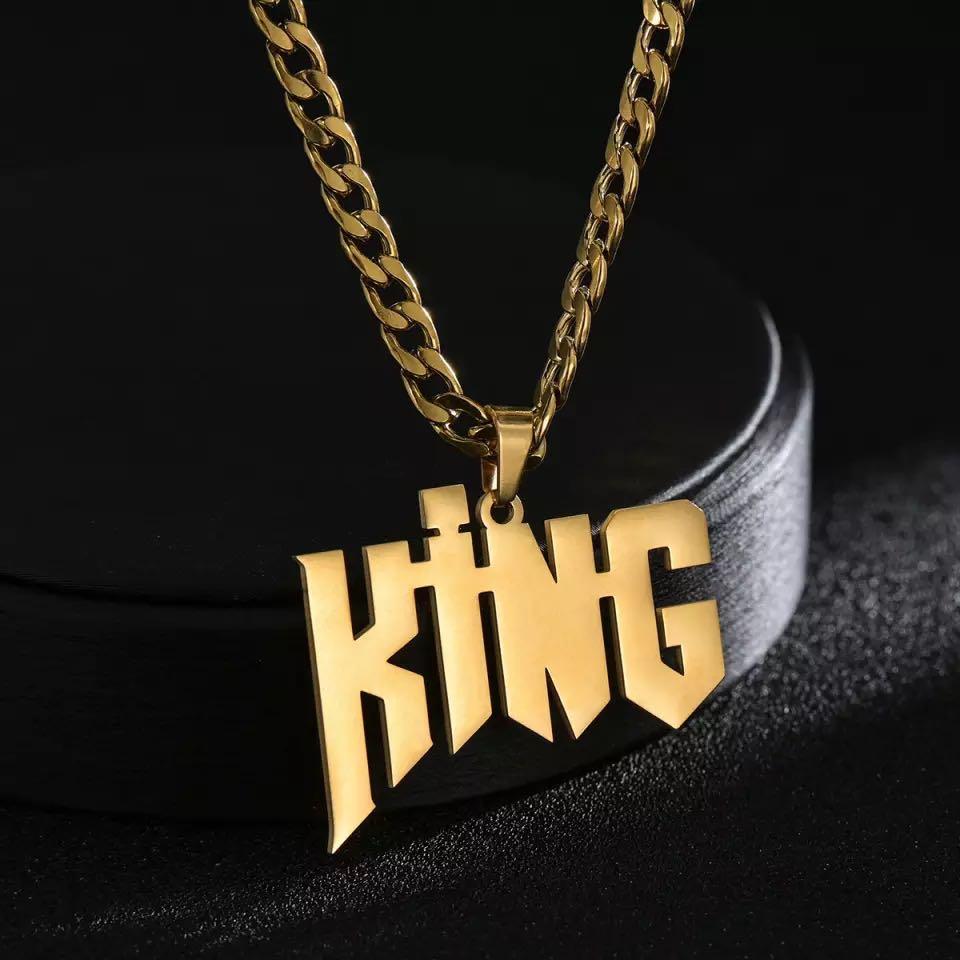 Thick name necklace on sale