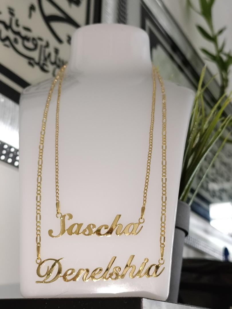 Customized 18K GOLD NECKLACE BRACELET RING EARRINGS PENDANT ETC