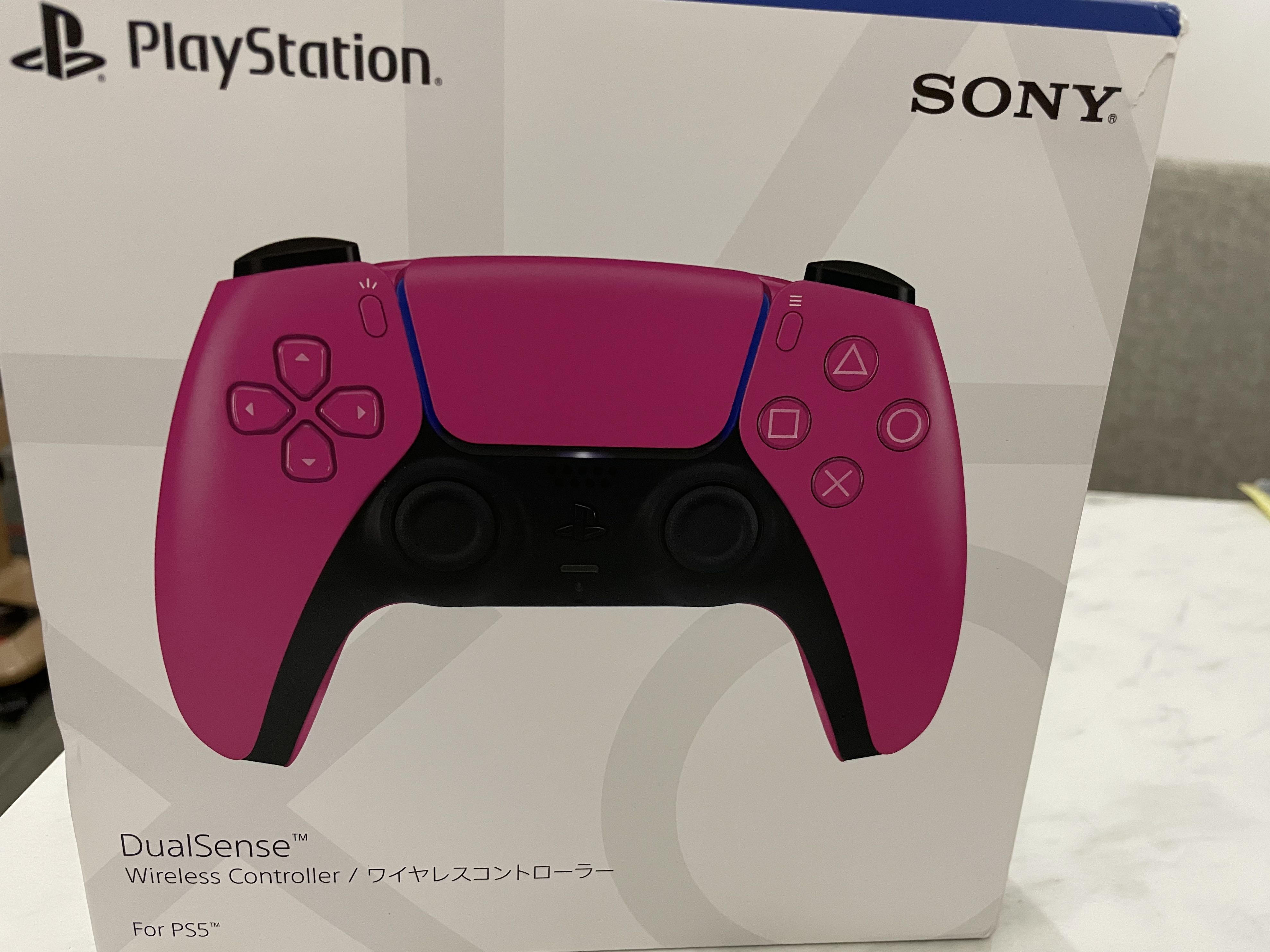 100％本物 PS5 Dual Sense ワイヤレスコントローラー ノヴァ ピンク