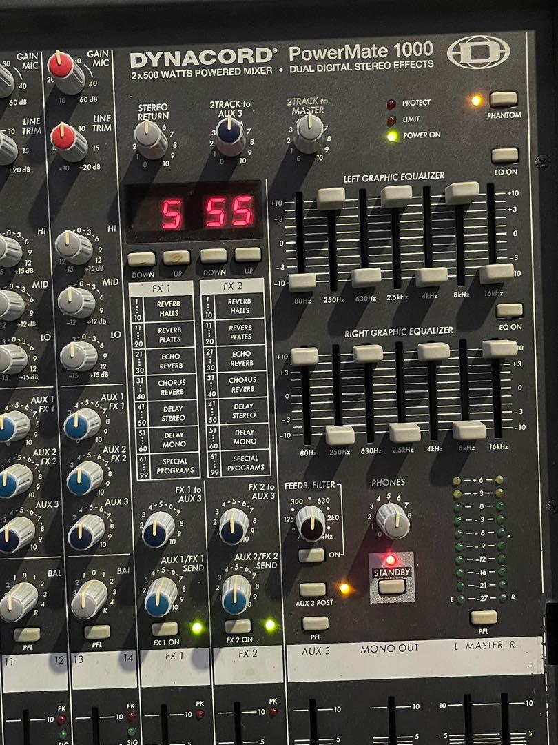 dynacord 8 channel mixer