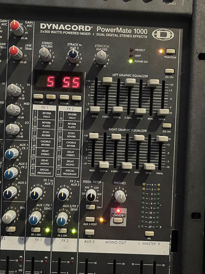 Dynacord powerMate 1000, Audio, Soundbars, Speakers & Amplifiers on