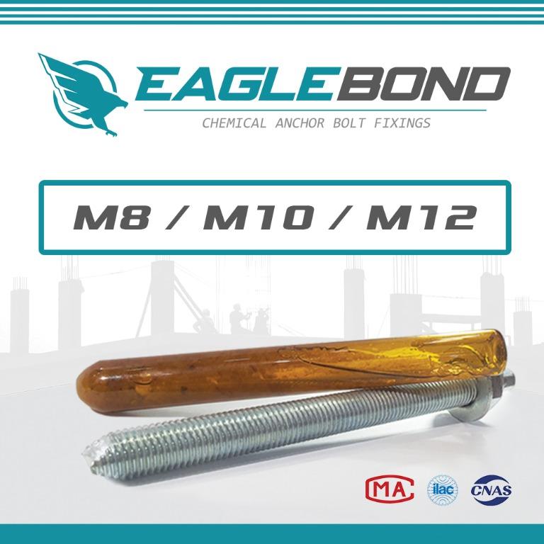 Eagle Bond Chemical Bolts 8mm to 30mm/Chemical Anchoring/ Capsule Resin