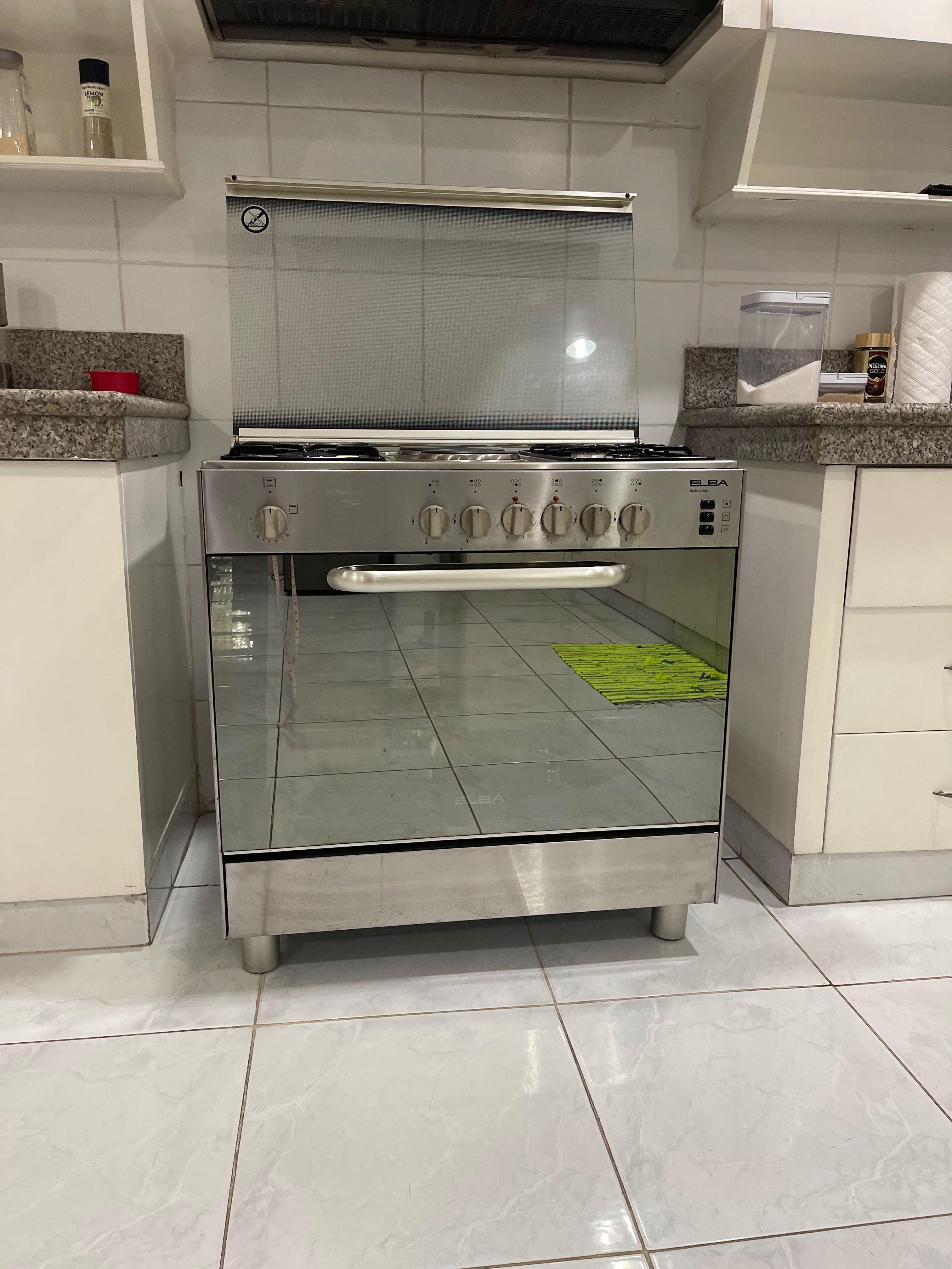 Elba 80cm Gas Stove w Oven TV Home Appliances Kitchen