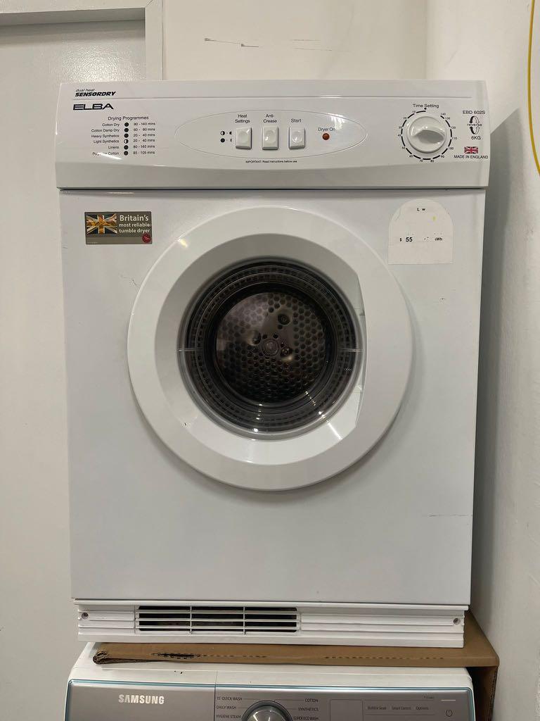 Elba Tumble Dryer 6kg [EBD602S] Condition 8/10 250 Delivery add 50