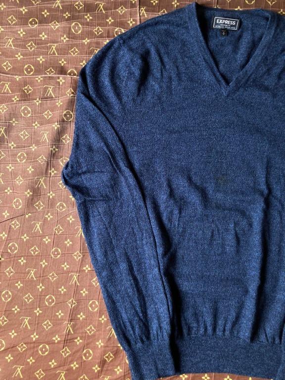 Express blue sweater hot sale