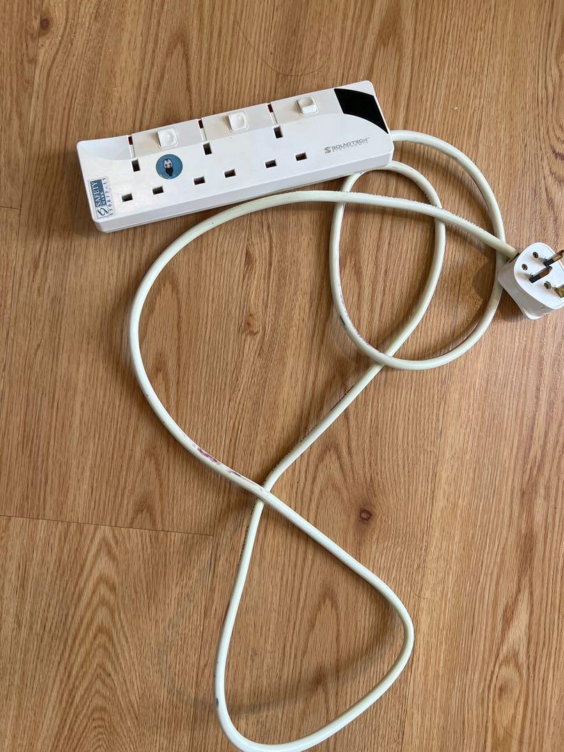 Extension Cord, TV & Home Appliances, Electrical, Adaptors & Sockets on
