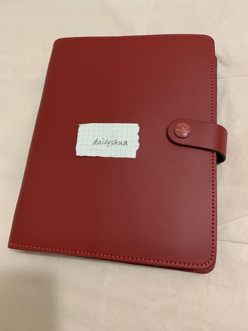 Filofax 真皮六孔活頁筆記本手帳, 興趣及遊戲, 手作＆自家設計, 文具