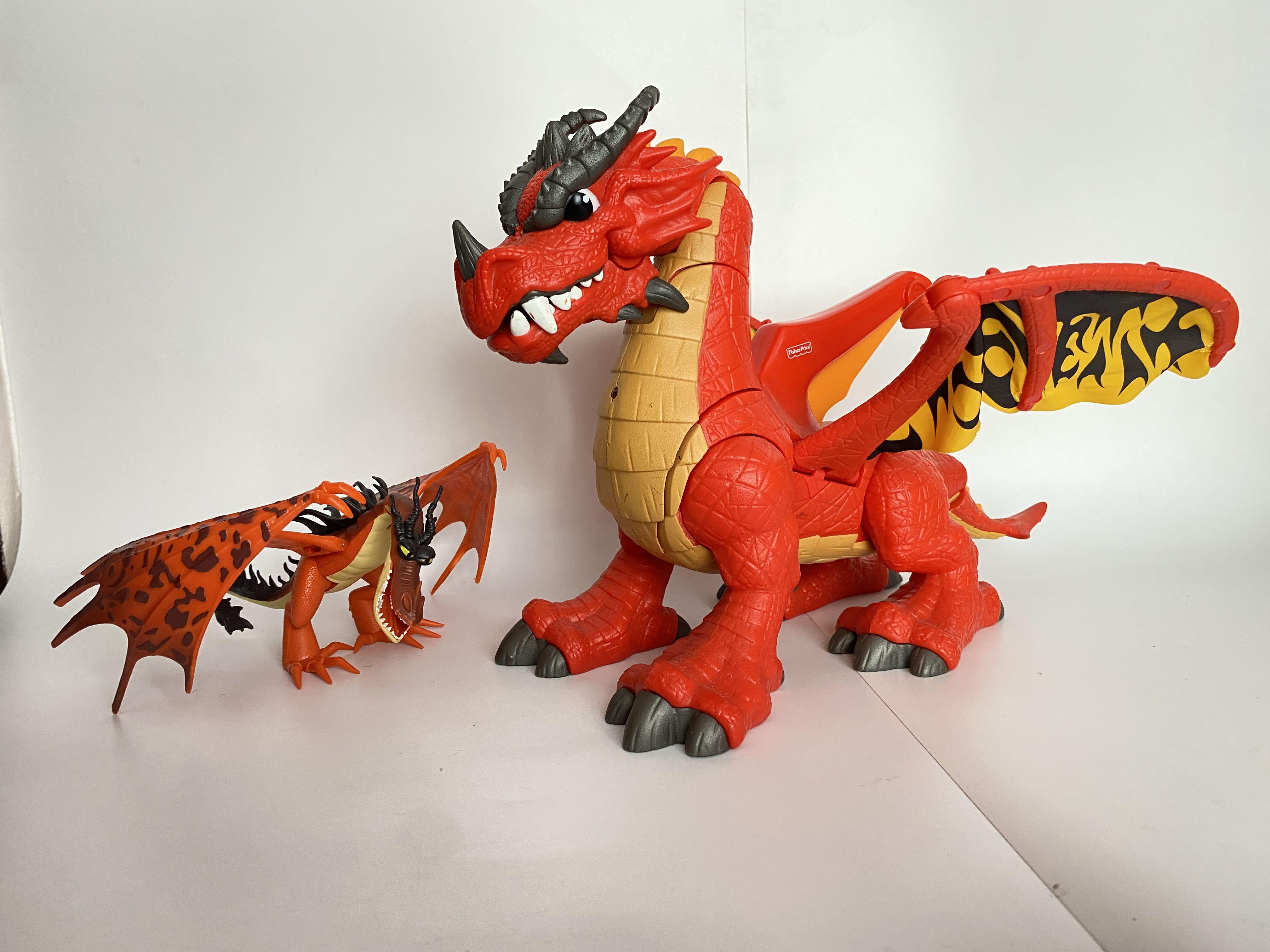 Fisher Price Dragon Set(BattOp), Hobbies & Toys, Toys & Games on Carousell