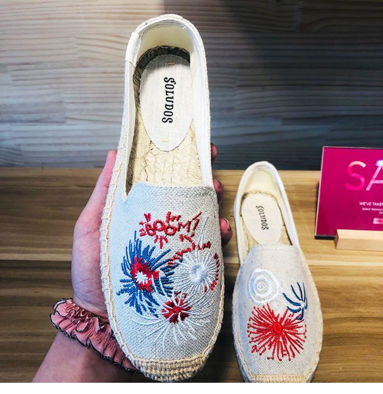 Fisherman Straw Loafers, Women's Fashion, Footwear, Loafers on Carousell