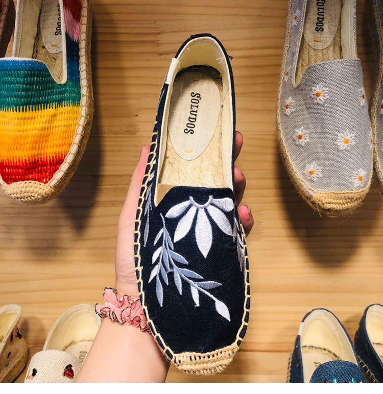 Fisherman Straw Loafers, Women's Fashion, Footwear, Loafers on Carousell