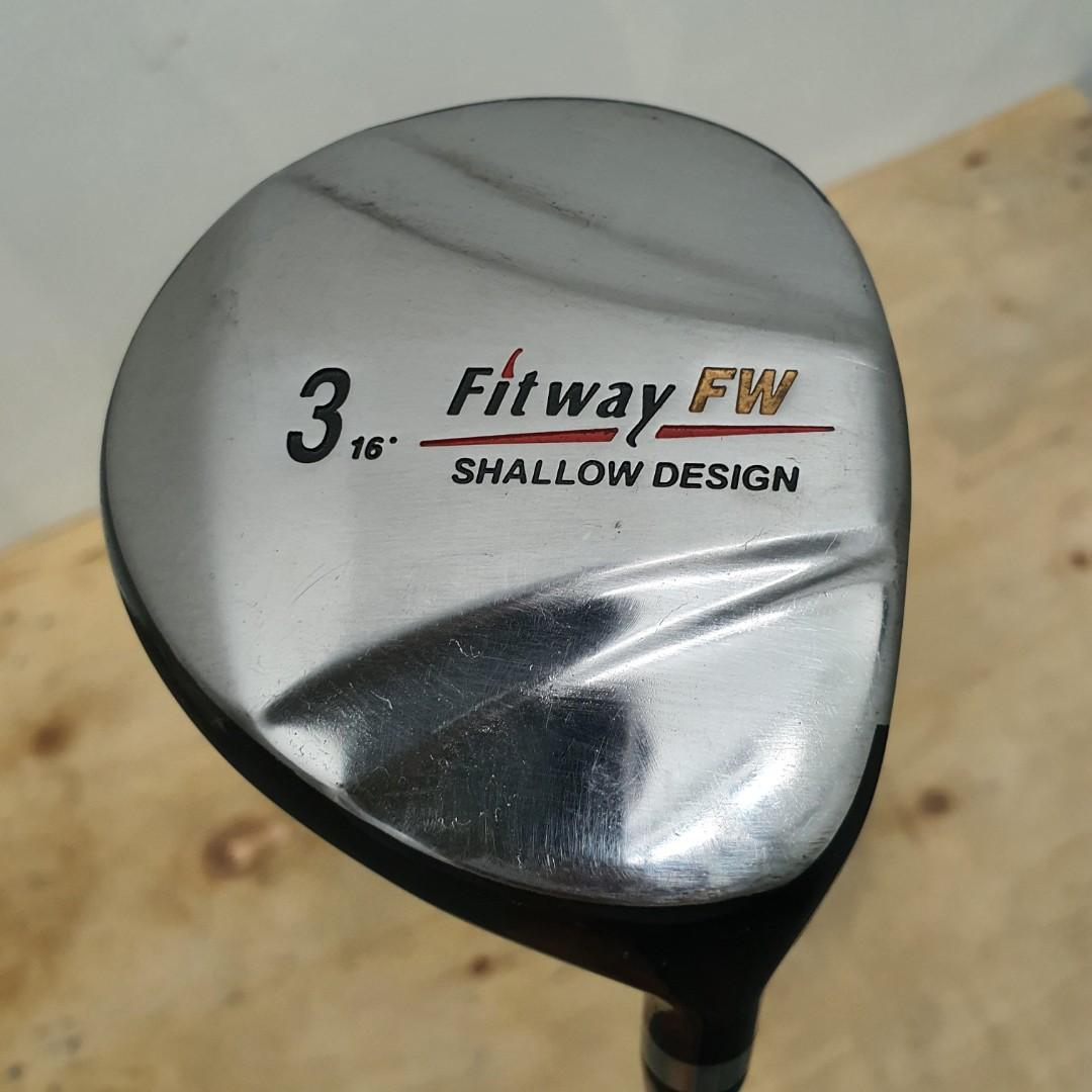 Japanese Fitway FW 21° 5 Wood Regular Graphite Shaft Fitway Grip Japanese Fitway FW 21° 5 Wood Regular Graphite Shaft Fitway Grip