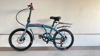 Foldable Bike-Urbano 5, 9 Speeds, 22inches