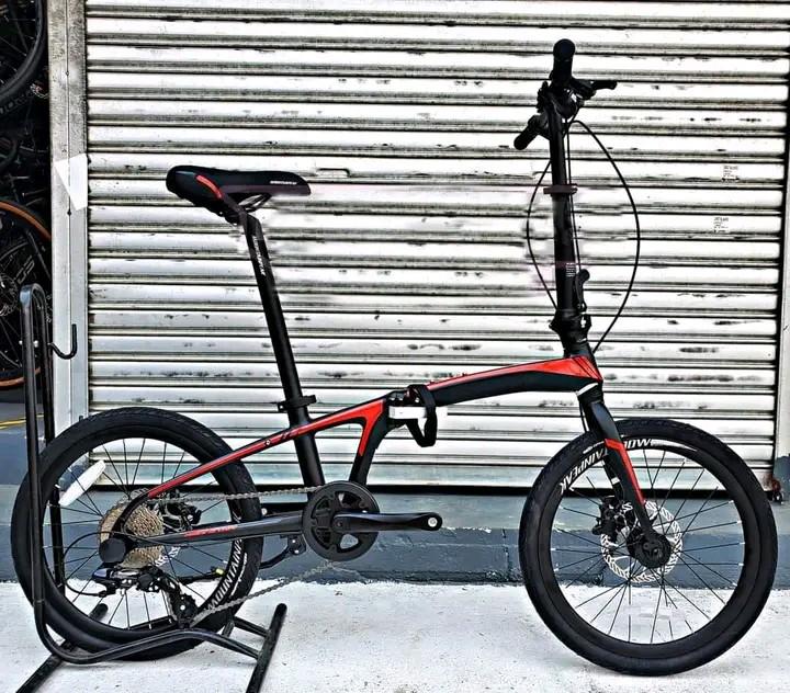 Mountain peak shop folding bike