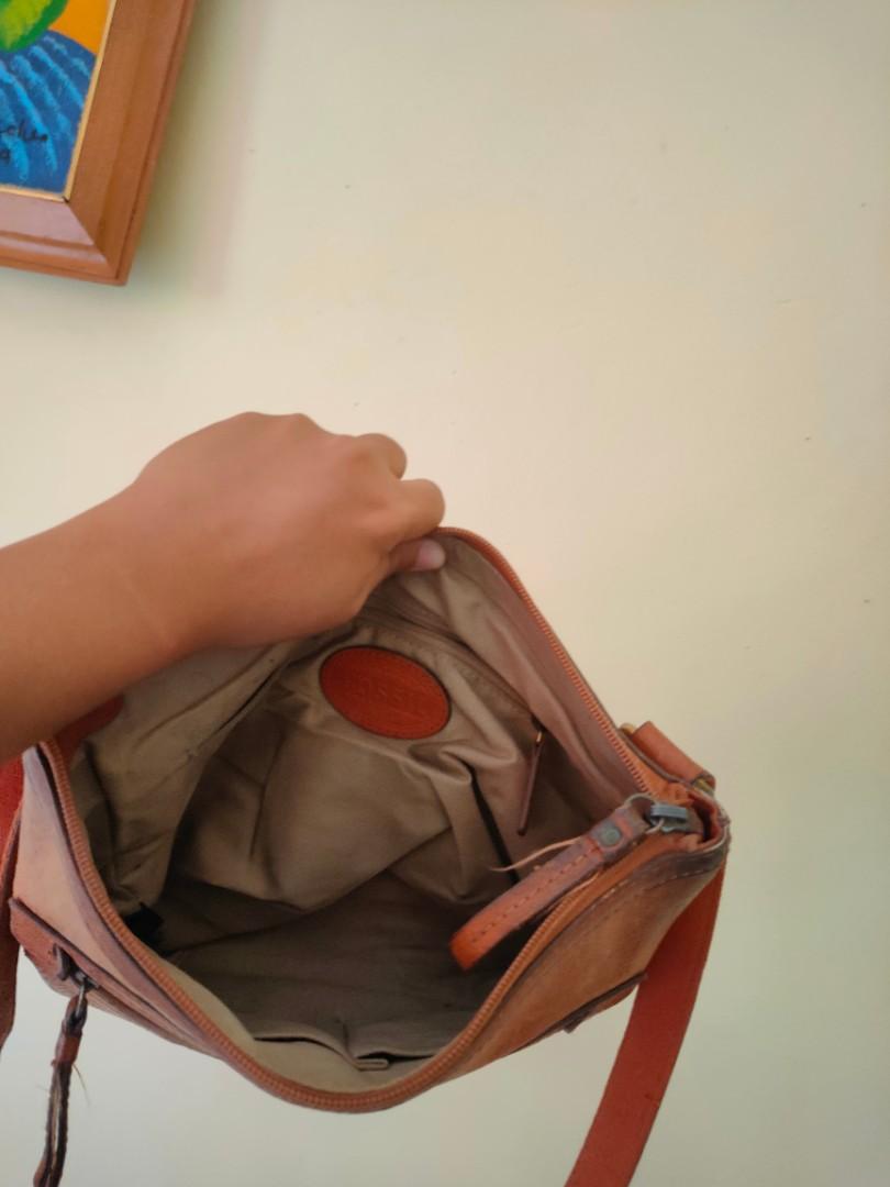 Fossil best sale orange bag