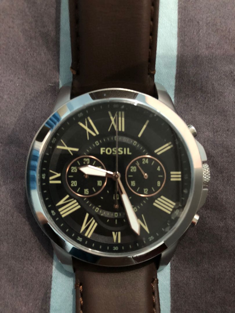 How To Set The Time And Chronograph On A Fossil Watch