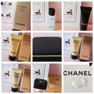 ❤5ml [Authentic 2 for $45] BNIB Chanel Sublimage anti aging serum Fondamental and Lumiere Cream moisturizer cc cream eye cream N camellia no.5