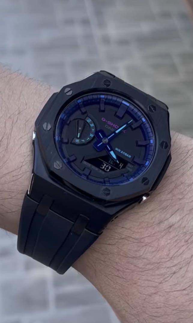 G Shock custom joker vb ga2100 ga2110 black viper theme Men s Fashion Watches Accessories Watches on Carousell