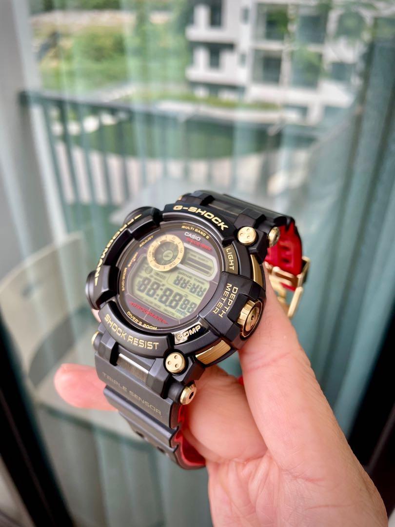 G SHOCK FROGMAN TORNADO GWF D1035B 35TH ANNIVERSARY LIMITED GOLD EDITION