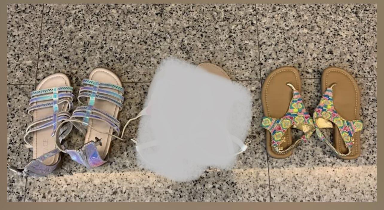 Girls party top sandals