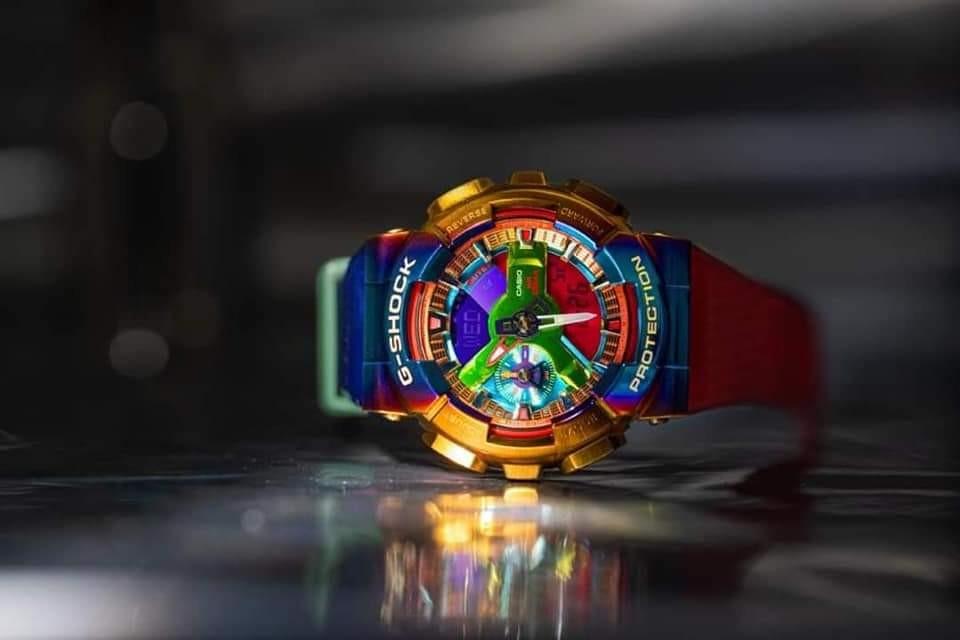 GShock GM110 RB 2 RAINBOW Men s Fashion Watches Accessories