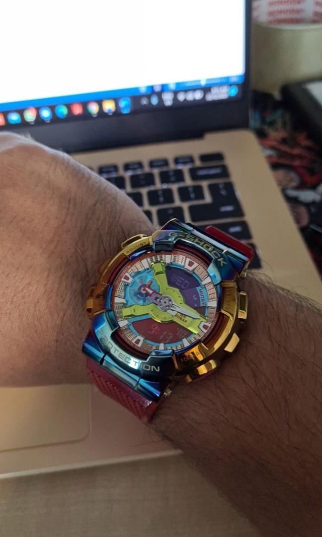 GShock GM110 RB 2 RAINBOW Men s Fashion Watches Accessories