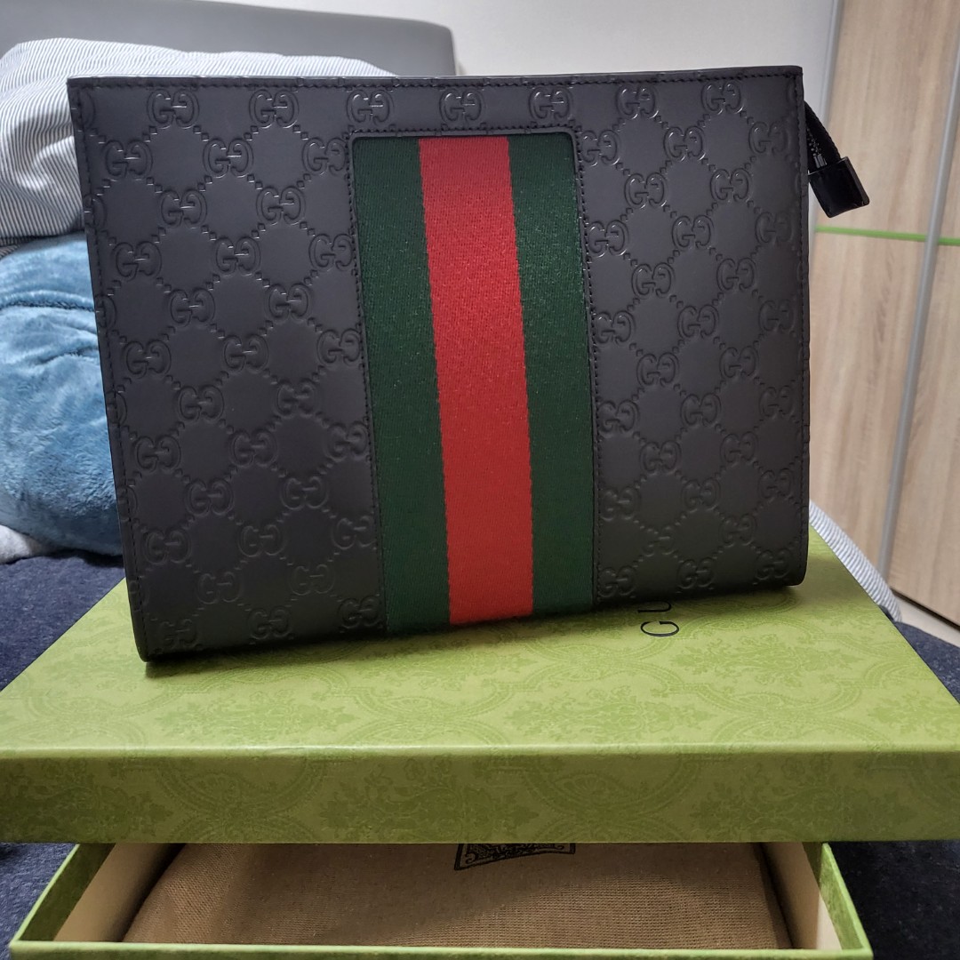 Gucci signature sale web pouch