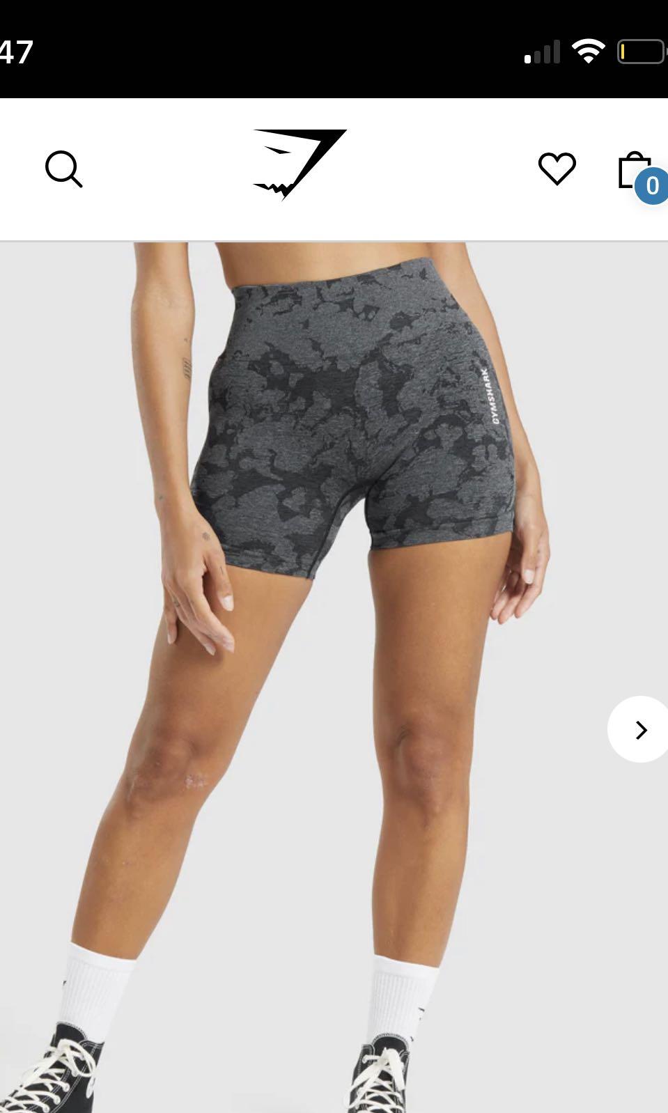 gymshark womens medium Camo shorts Medium