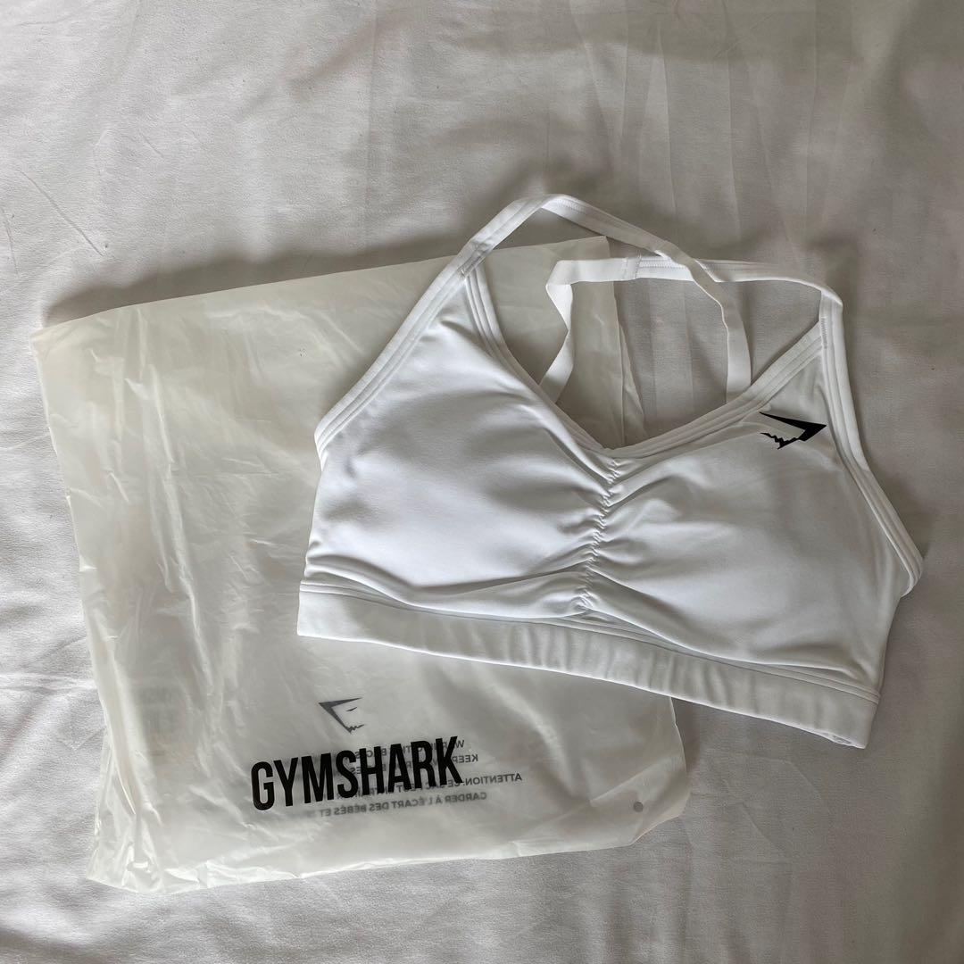 GymShark Ruched Sports Bra, Women's Fashion, Activewear on Carousell