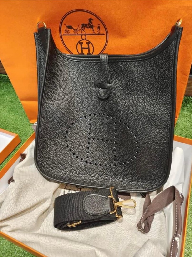 hermes evelyne 29 black