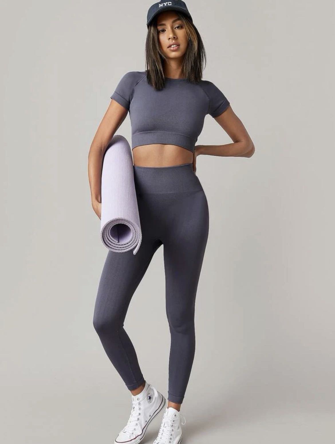 Queen Bee - Jenna High Waist Active Shaping Tights in Persian Rose