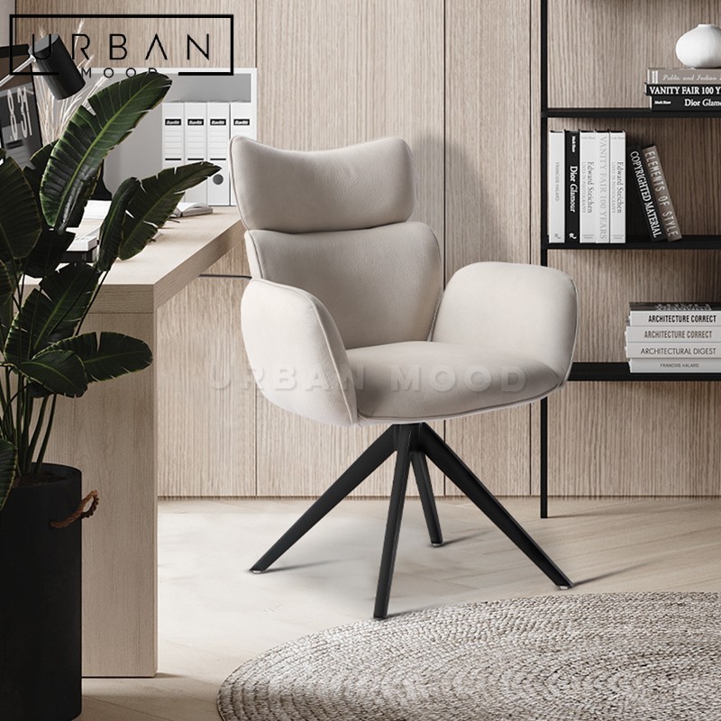HILTON Modern Suede Office Chair Furniture Home Living