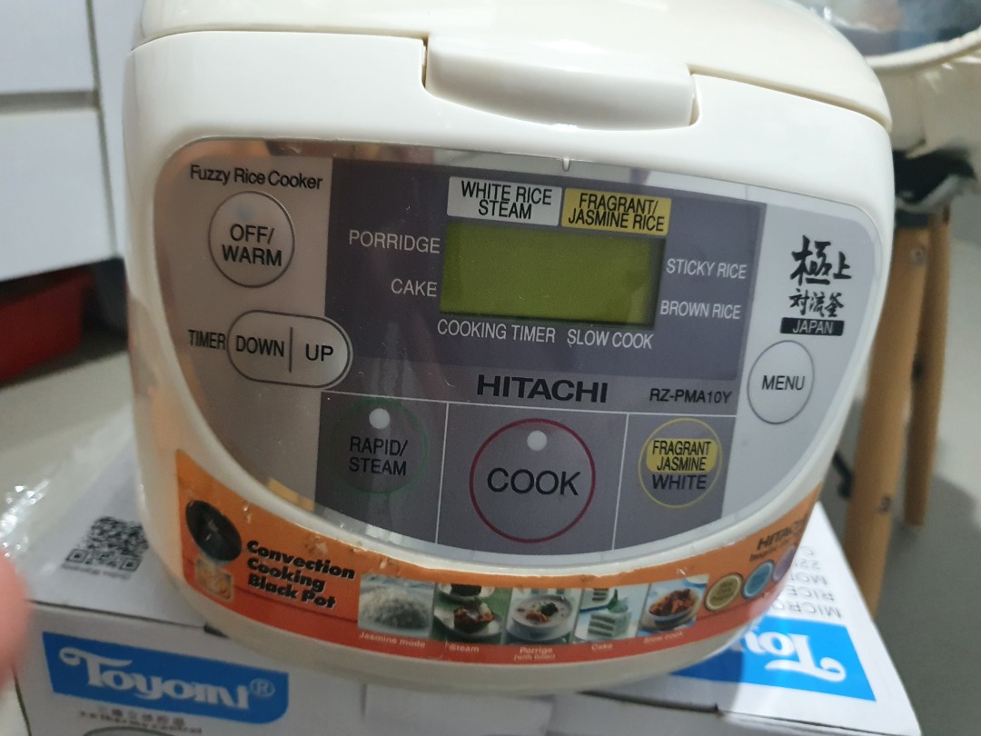Hitachi Fuzzy Rice Cooker 1L, TV & Home Appliances, Kitchen