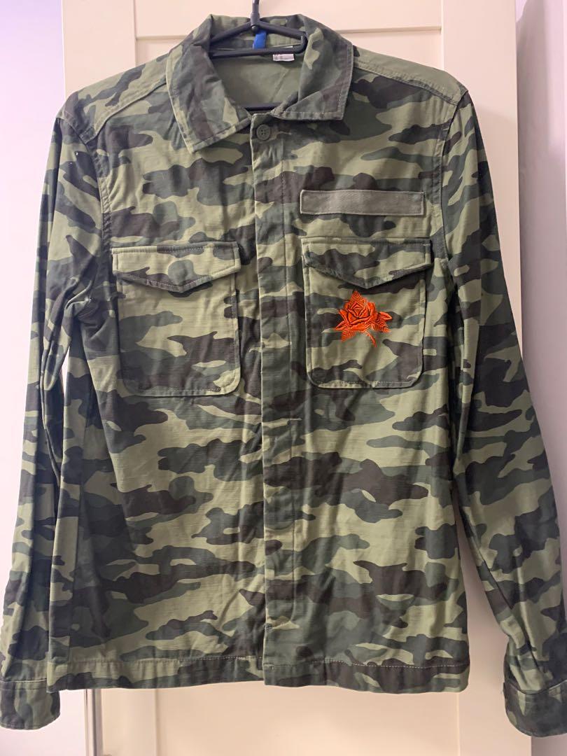 H&m new arrivals camo shirt