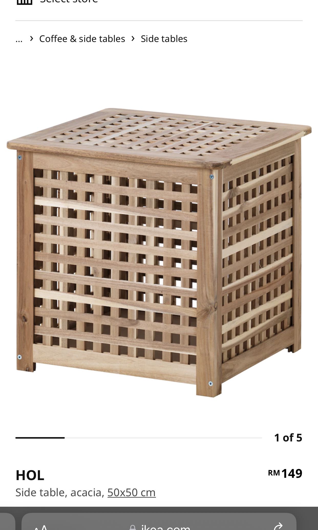 Ikea Coffee Table HOL, Furniture & Home Living, Furniture, Tables