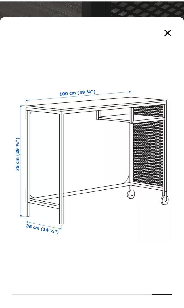 IKEA Fjallbo office desk, Furniture & Home Living, Furniture, Tables