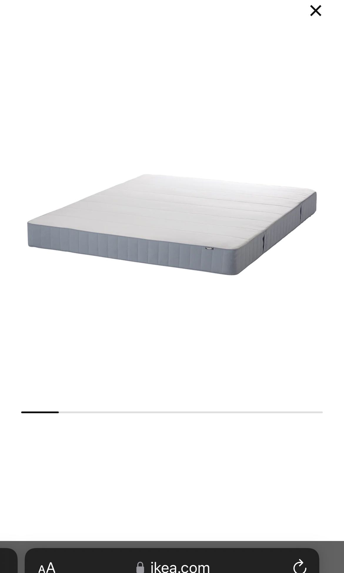 Ikea Queen Size Mattress, Furniture & Home Living, Furniture, Bed