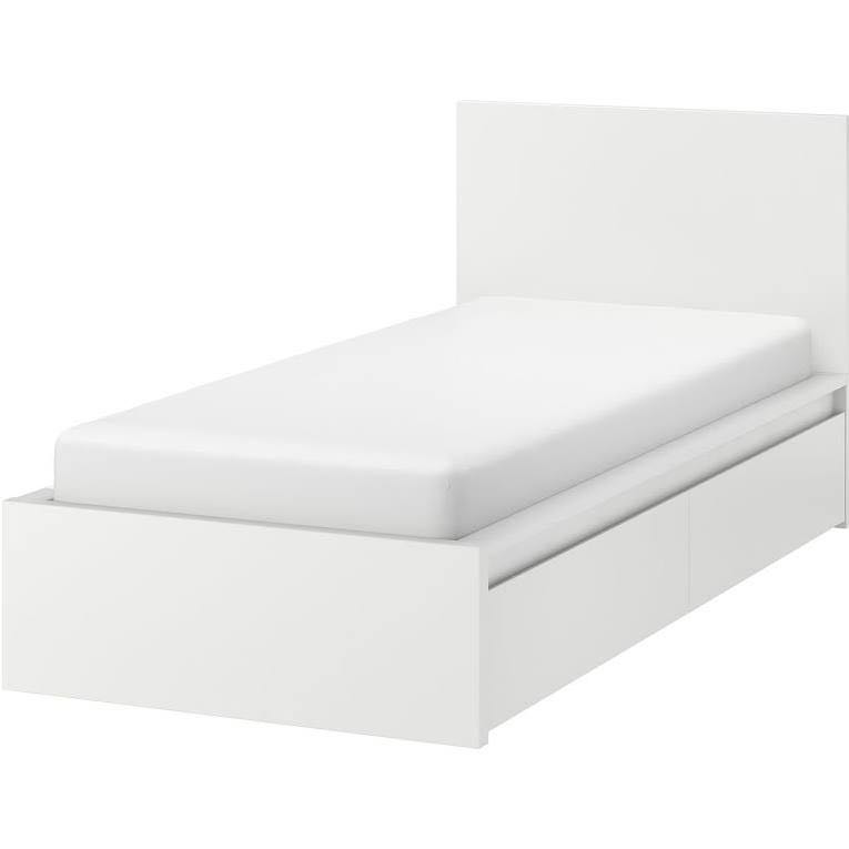 IKEA Single Bed + 2 Storage drawers below, Furniture & Home Living