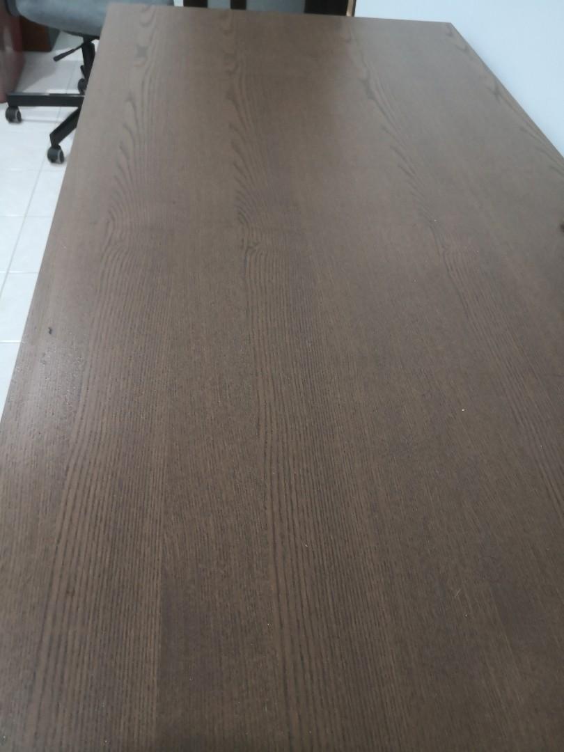 Ikea Table Idasen Top + Alex Drawers, Furniture & Home Living