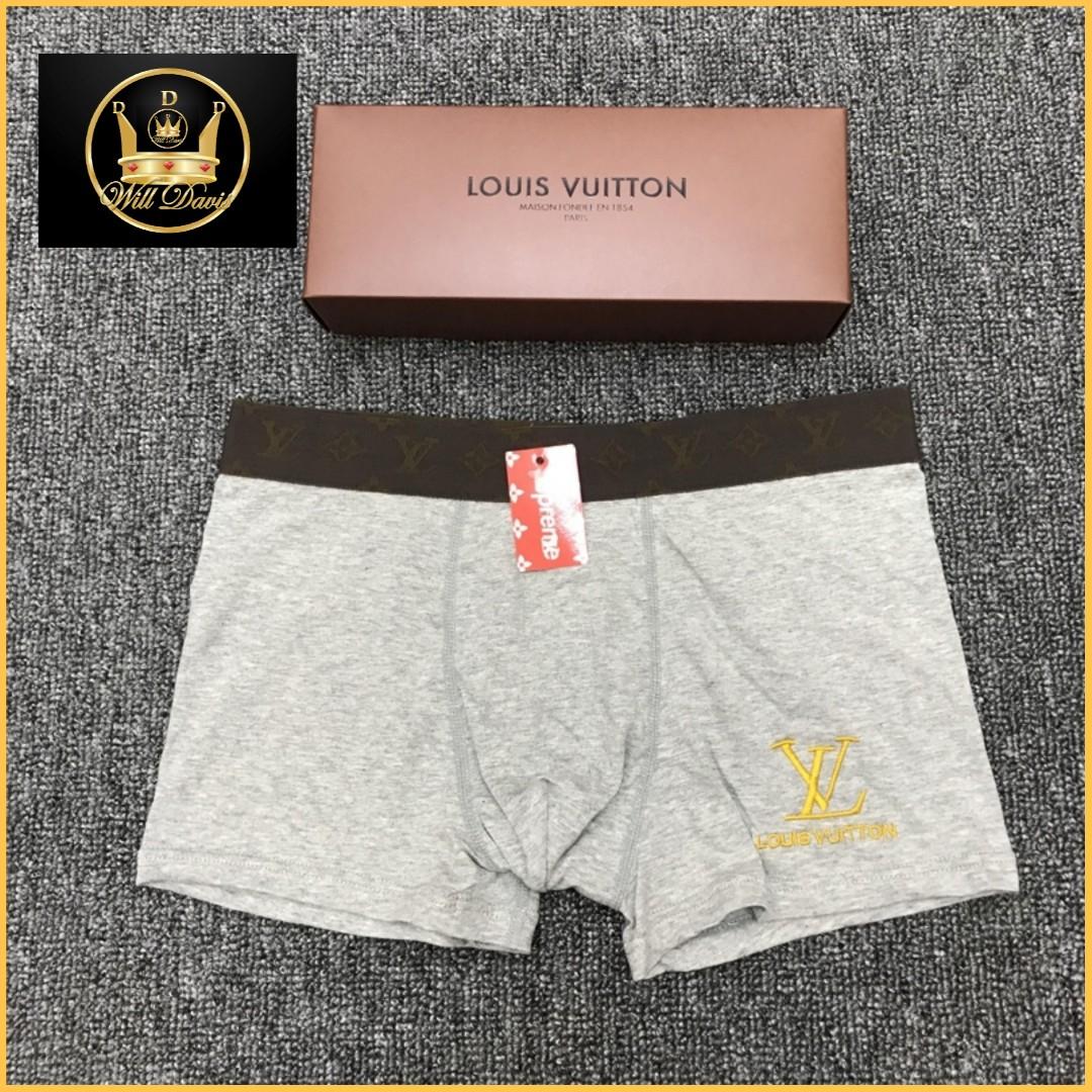 5Pcs Louis Vuitton Men's Underwear Cotton Boxers Turnks Briefs