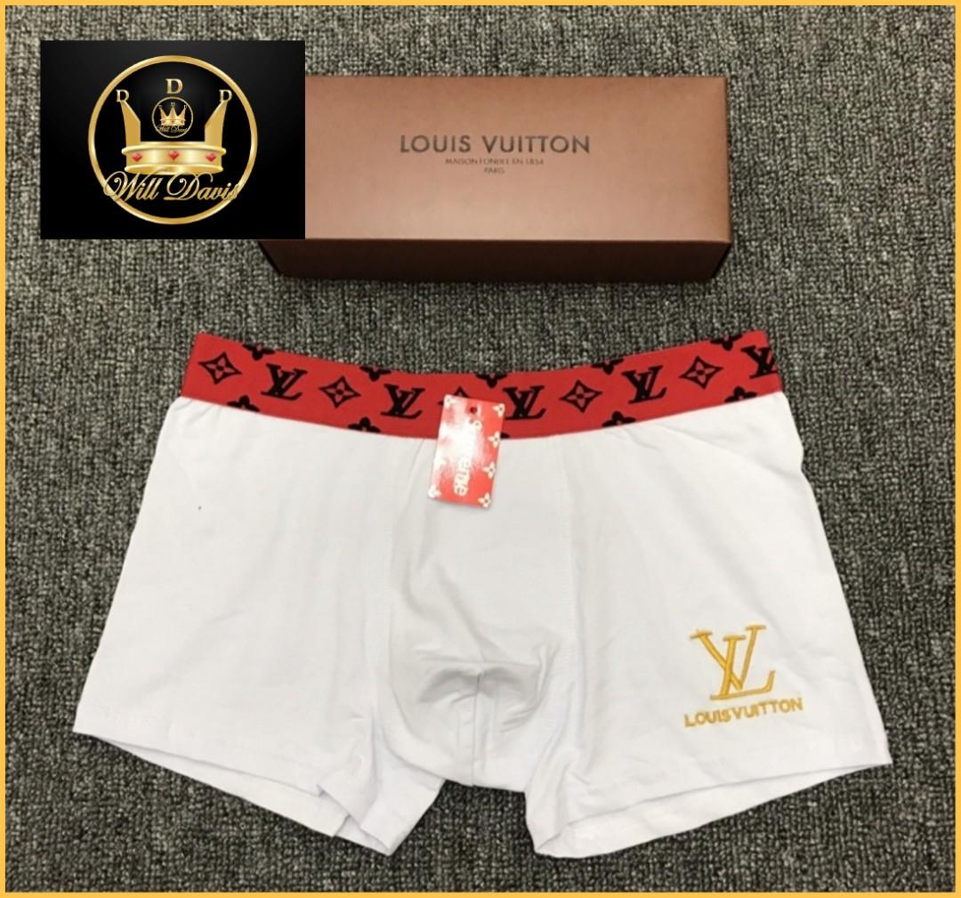 Louis vuitton Boxer Underwear for Men II 100% exported II - 03 pcs