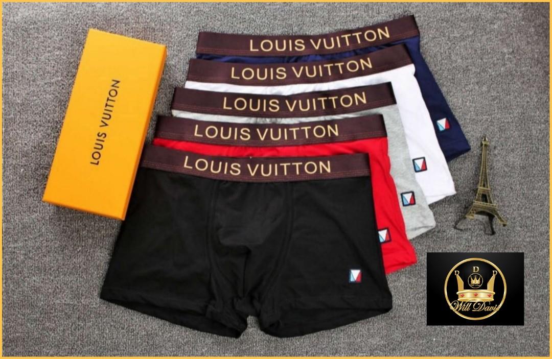 Imported Plain LOUIS VUITTON Boxer Briefs 🖤🖤🖤, Men's Fashion