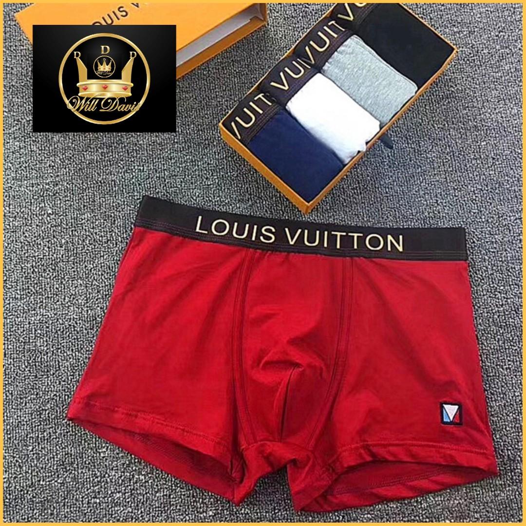 5Pcs Louis Vuitton Men's Underwear Cotton Boxers Turnks Briefs Shorts LV 01