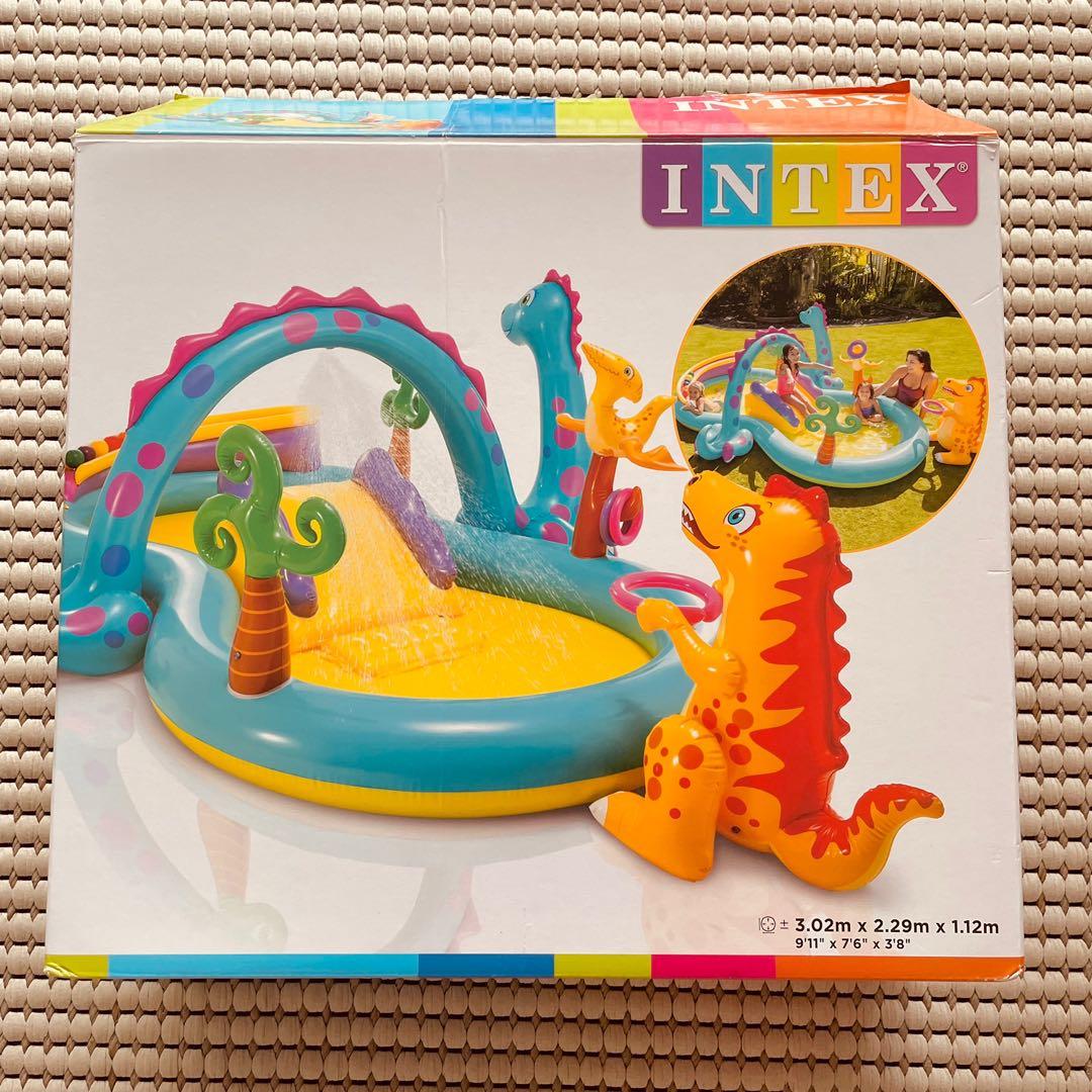 Inflatable Pool (Intex Dinoland Play Centre), Hobbies & Toys, Toys & Games on Carousell