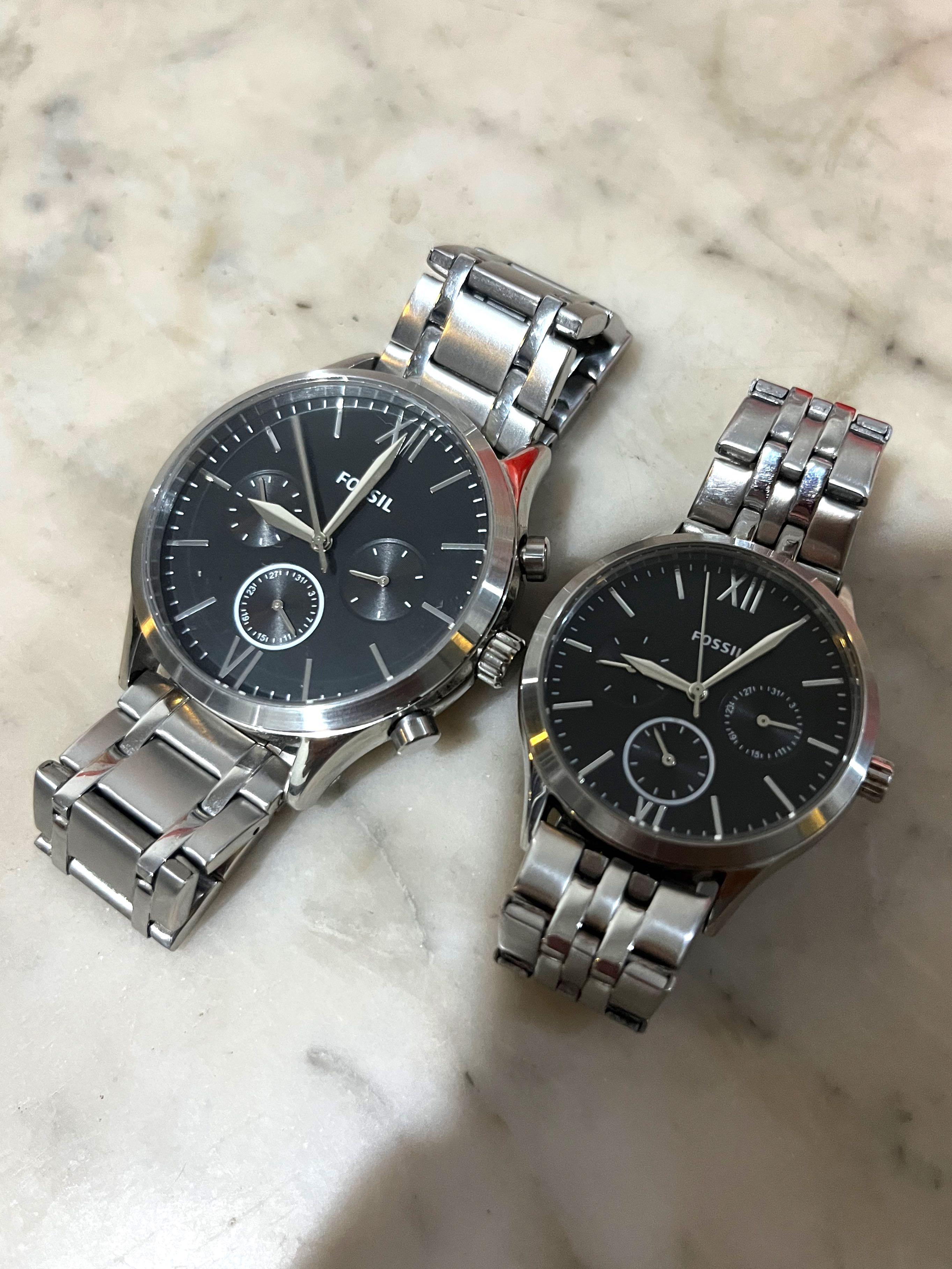 Jam tangan hotsell couple fossil