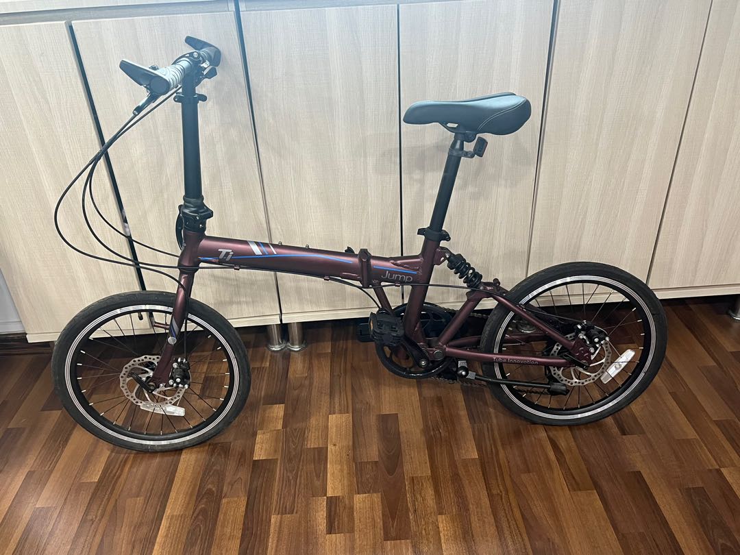 Folding bike jump top